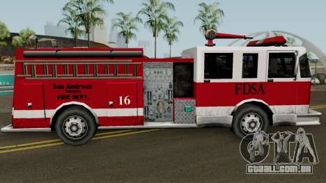 FireTruck IVF para GTA San Andreas