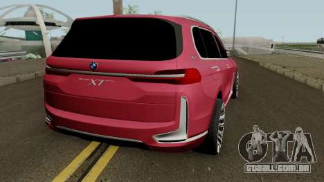 BMW X7 2017 para GTA San Andreas