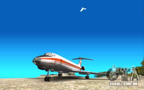 O Lendário Tu-134 para GTA San Andreas