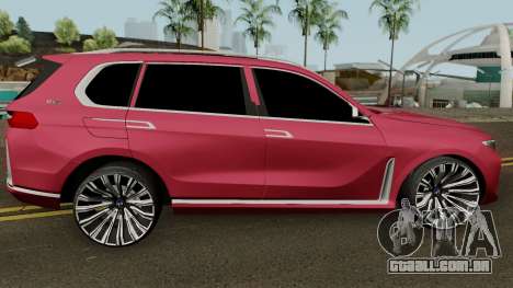 BMW X7 2017 para GTA San Andreas