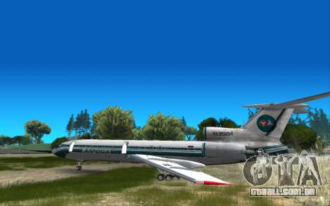 Tu-154 ALROSA lenda Izhma para GTA San Andreas