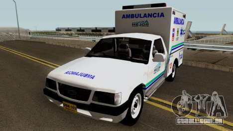 Chevrolet Luv Ambulancia Colombiana para GTA San Andreas
