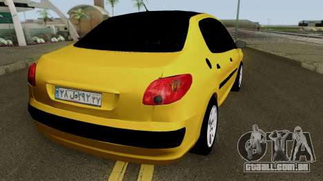 Peugeot 206 Sandogdar SD para GTA San Andreas