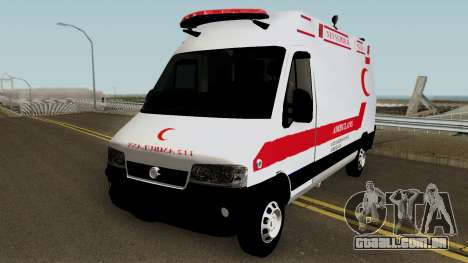 Fiat Ducato 2005 Turkish Ambulance para GTA San Andreas