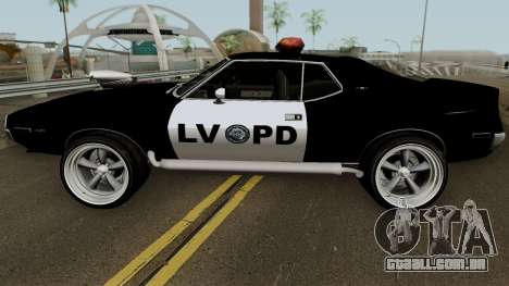 AMC Javelin AMX 401 Police LVPD 1971 V2 para GTA San Andreas