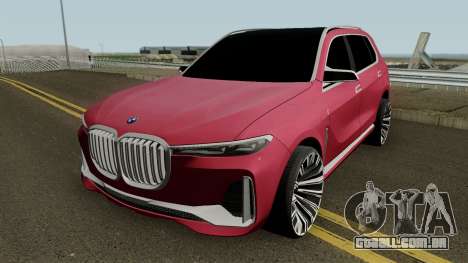 BMW X7 2017 para GTA San Andreas