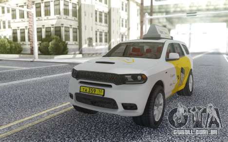 Dodge Durango SRT Yandex Taxi para GTA San Andreas