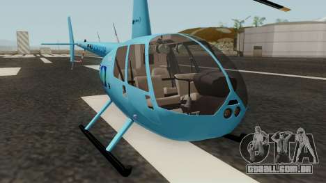 Helicoptero R44 Rave para GTA San Andreas