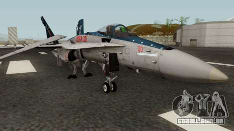 FA-18C Hornet VMFA-321 MG-00 para GTA San Andreas
