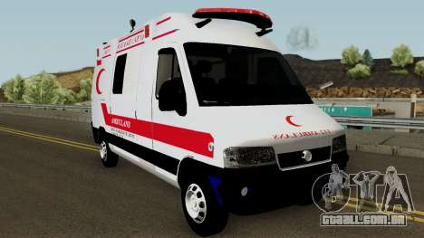 Fiat Ducato 2005 Turkish Ambulance para GTA San Andreas