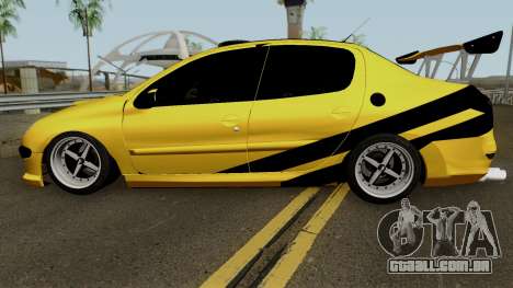 Peugeot 206 Sandogdar Full Sport Iran para GTA San Andreas