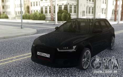 Audi RS 6 para GTA San Andreas