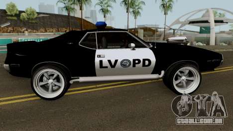 AMC Javelin AMX 401 Police LVPD 1971 V2 para GTA San Andreas