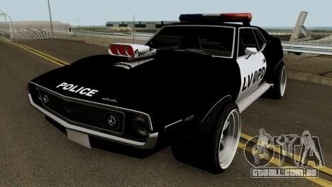 AMC Javelin AMX 401 Police LVPD 1971 V2 para GTA San Andreas