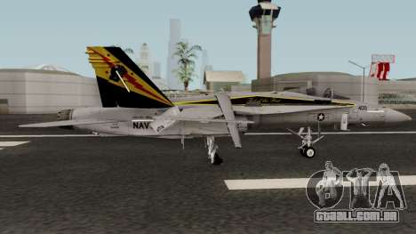 FA-18C Hornet VFA-25 AA-400 para GTA San Andreas