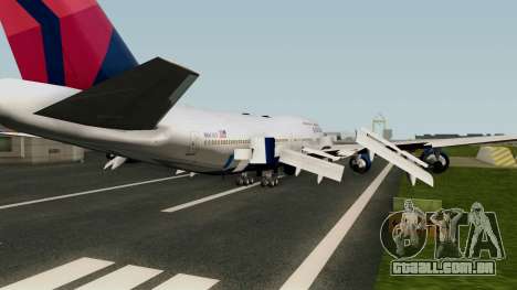 Delta Air Lines Boeing 747-400 para GTA San Andreas