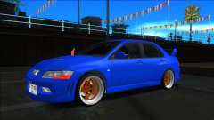 Mitsubishi Lancer Evolution VII Blue para GTA San Andreas