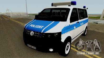 Volkswagen T5 German Police para GTA San Andreas
