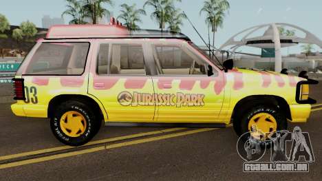 Ford Explorer - Jurassic Park v2 para GTA San Andreas