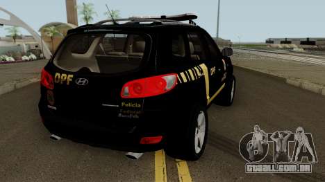 Hyundai Santa Fe Policia Federal para GTA San Andreas
