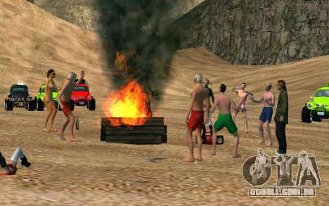 Festa na praia para GTA San Andreas