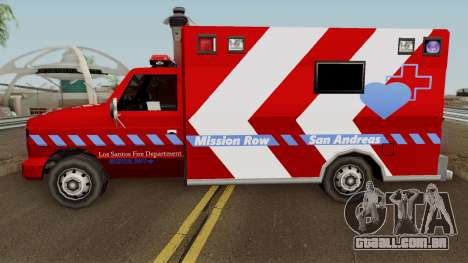 Ambulance: Mission Row San Andreas para GTA San Andreas