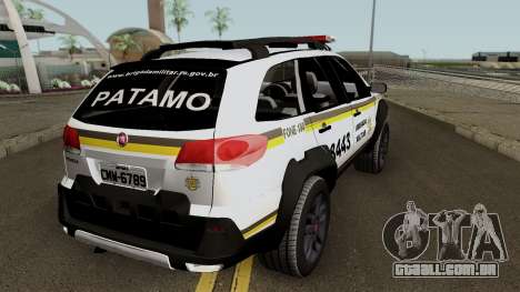 Fiat Palio Weekend Brazilian Police (Patamo) para GTA San Andreas