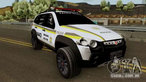 Fiat Palio Weekend Brazilian Police (Patamo) para GTA San Andreas