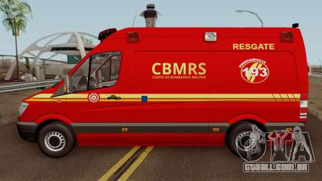 Mercedes-Benz Sprinter Ambulance (CBMRS) para GTA San Andreas