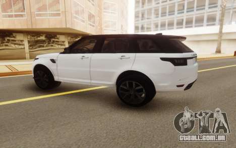 Range Rover SVR 2018 para GTA San Andreas