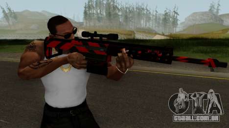 New Sniper Rifle (Red) para GTA San Andreas