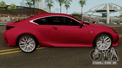 Lexus RC350 Coupe 2015 para GTA San Andreas