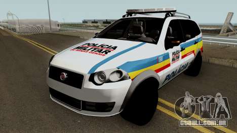 Fiat Palio Weekend Trekking 2012 PMMG para GTA San Andreas