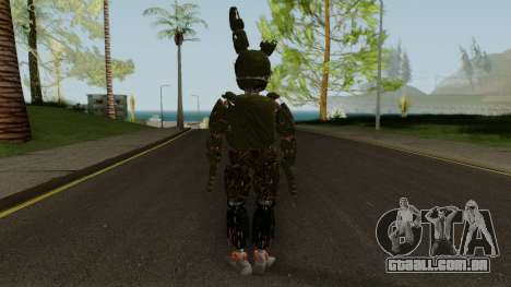 Springtrap V9  (FNaF) para GTA San Andreas