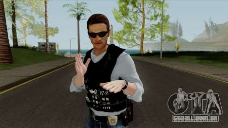 New Police Skin para GTA San Andreas