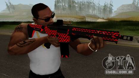 New Assault Rifle (Red) para GTA San Andreas