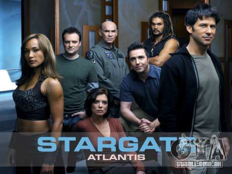 Tela de inicialização do Stargate: Atlantis para GTA San Andreas