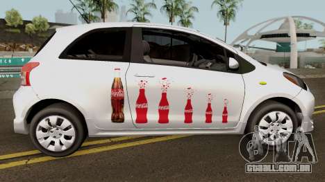Toyota Yaris Coca-Cola 2008 para GTA San Andreas