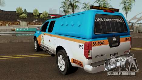 Nissan Frontier PMERJ BPVE 2013 para GTA San Andreas