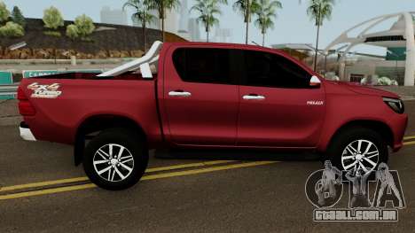 Toyota Hilux SRX 4X4 2017 para GTA San Andreas