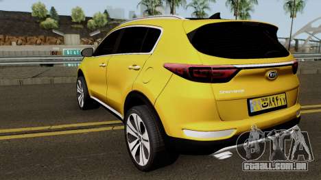 Kia Sportage 2017 Taxi Maku para GTA San Andreas