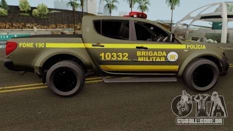 Mitsubishi L200 Brazilian Police (CHOQUE) para GTA San Andreas