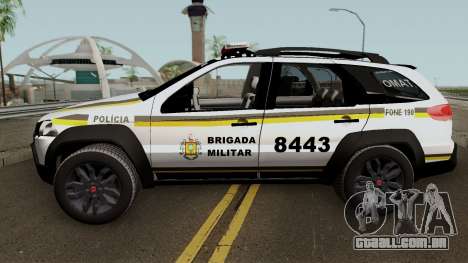 Fiat Palio Weekend Brazilian Police (Patamo) para GTA San Andreas