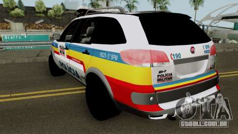 Fiat Palio Weekend Trekking 2012 PMMG para GTA San Andreas