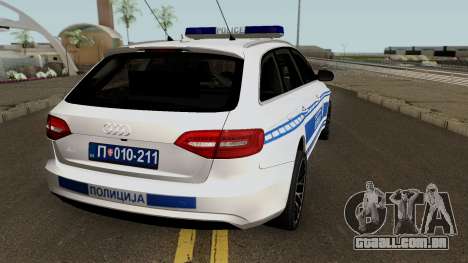 Audi A4 Avant Serbian Police para GTA San Andreas