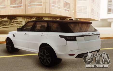 Range Rover SVR 2018 para GTA San Andreas