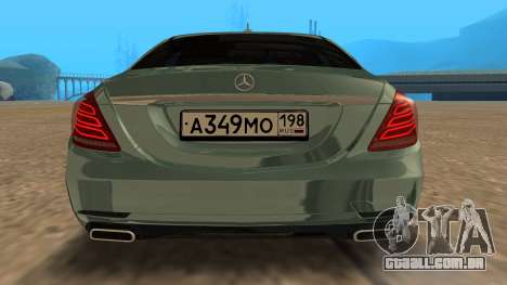 Mersedes-Benz S63 W222 Bulkin Amoral para GTA San Andreas
