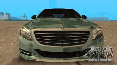 Mersedes-Benz S63 W222 Bulkin Amoral para GTA San Andreas