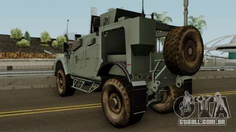 M-ATV Croatian Army para GTA San Andreas