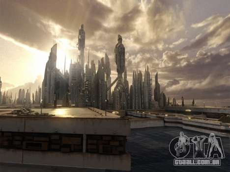 Tela de inicialização do Stargate: Atlantis para GTA San Andreas